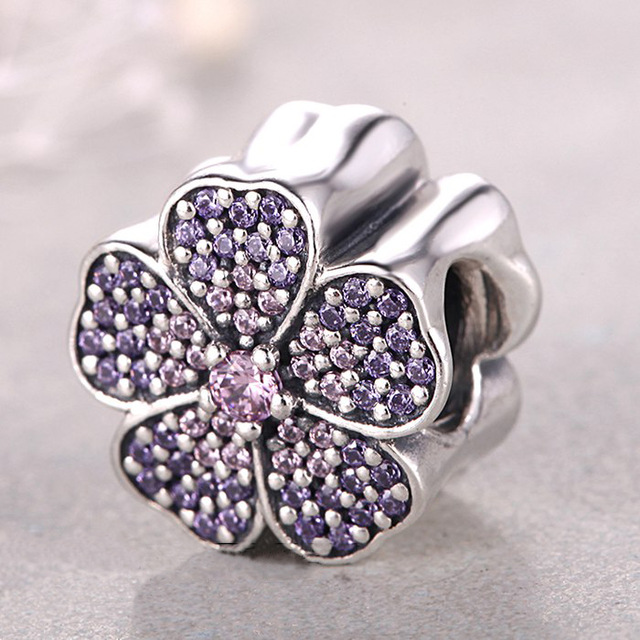 925-Sterling-Silver-beads-flower-Primrose-Charm-paved-Pink-and-Purple-Cz-Fits-pandora-bracelet-European.jpg_640x640